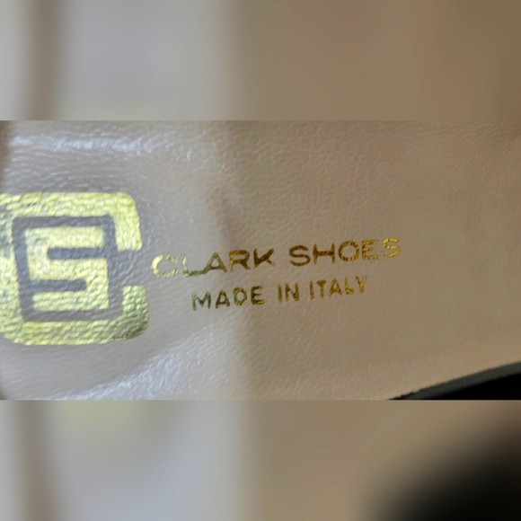 Clark's Italian leather sandal heels - Picture 4 of 12